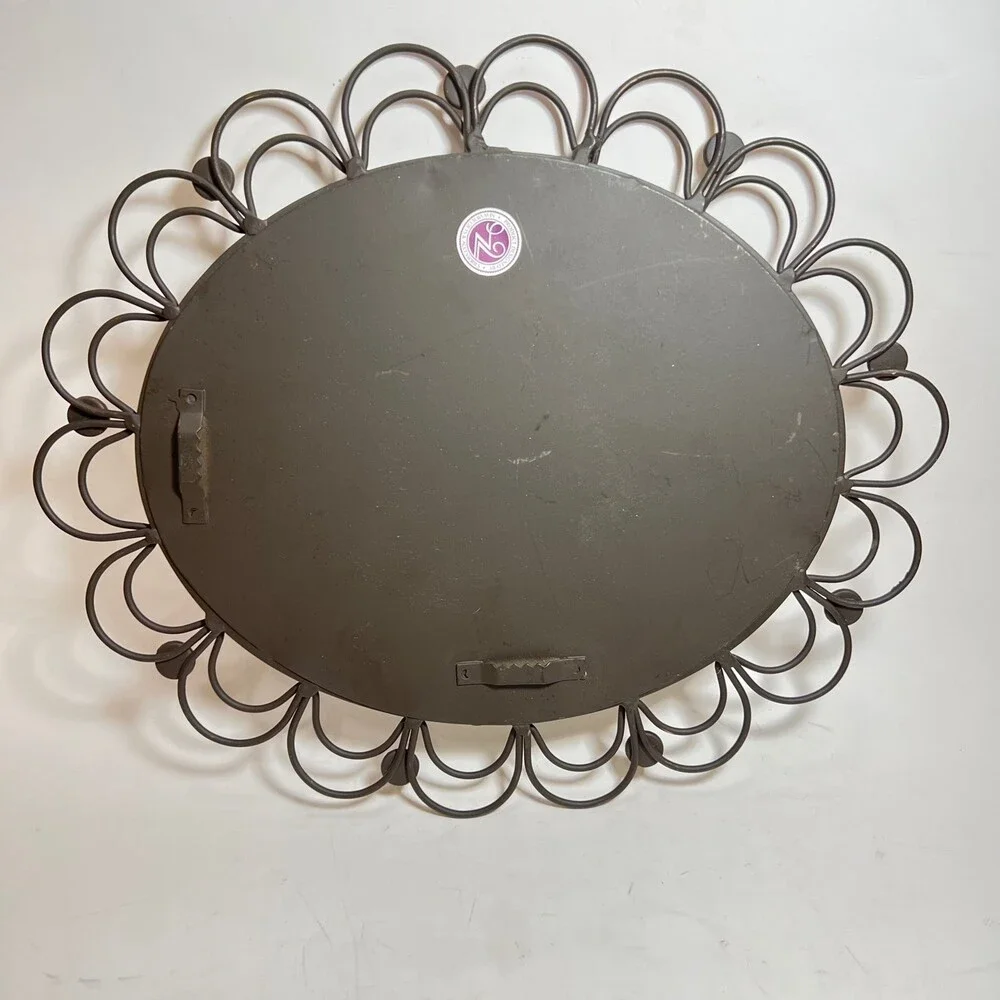 New View Gifts & Accessories Decorative Oval Scallop Mirror
